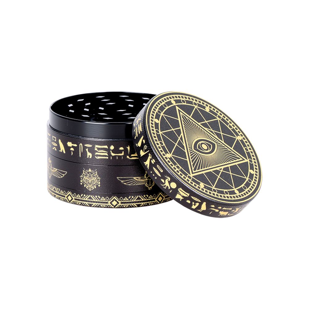 All-Seeing Eye Metal Grinder - 4pc / 2.5" 12ct